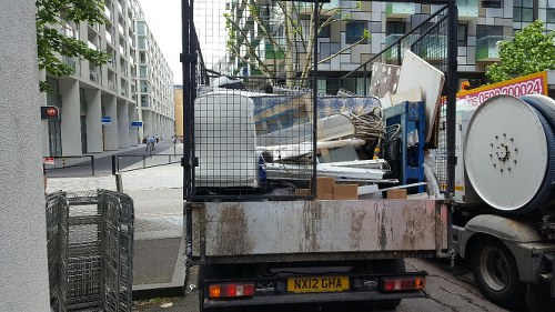 Composting organic waste in Central London park